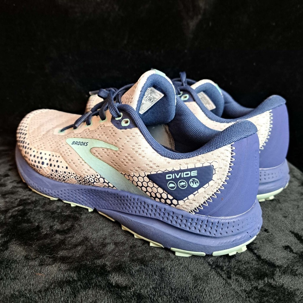 Brooks Divide 3 Blue white 1203681B006 Training Sneaker Shoes Women's 9.5 B - Picture 5 of 11